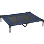 Pawhut - lit sur pieds pour chien chat lit de camp animal lit surlev oxford textilne micro - perfor ...