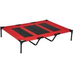 Pawhut - lit sur pieds xxl pour chien chat lit de camp animal lit surlev oxford textilne micro - perfor ...
