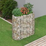 Vidaxl - lit surlev  gabion fer galvanis 120x50x100 cm