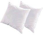 Bellecour - literie lot de 2 oreillers 65x65 cm alaska fibres creuses polyester