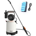 Litheli - pulv�risateur � pression 5 litres, 26 psi, avec bandouli�re r�glable pour le jardin, la pelouse, ...