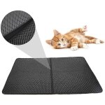 Litire pour chat. tampons piges  eau et  urine. nid d'abeille double couche. tapis pour animaux de ...