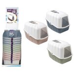 Litire ferme komoda 54x39x40 cm ? avec filtre  charbon et pelle ? hygine pour chats