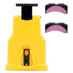 Aff�teuse de tron�onneuse, aff�teuse de lame de tron�onneuse, outil � cha�ne pour tron�onneuse avec 2 ...