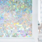 Litzee ? film d�coratif anti regard 3d pour vitre ? effet arc - en - ciel ? blocage uva / uvb ? pvc non ...