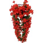Litzee - fleurs artificielles - 4 p�tales - suspensions d�coratives - pour un mariage, ou pour d�corer ...
