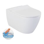 Bello cuvette seule sans abattant, sans bride, blanc (1295 - 001) - livea