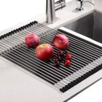 Lling - gouttoir à vaisselle enroulable, 100 % sans bpa, égouttoir à vaisselle pliable idéal pour fruits, ... Lling - gouttoir à vaisselle enroulable, 100 % sans bpa, égouttoir à vaisselle pliable idéal pour fruits, ...