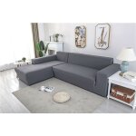 Lling - housse de protection pour canapé d'angle en polyester 3 + 2 places ld de luxe pour meubles de ... Lling - housse de protection pour canapé d'angle en polyester 3 + 2 places ld de luxe pour meubles de ...