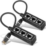 Lling - rpartiteur lan rj45 cble d'extension ethernet adaptateur rpartiteur rseau ethernet 1 mle ...