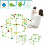 Lling - tente pour enfants, kit de construction de cabane pour enfants diy fort, int�rieur ext�rieur ...