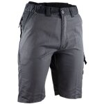 Lma - bermuda lebeurre fondeur bicolore multipoches gris sombre / noir t. 54 - 6089 fondeur gris sombre ...