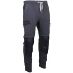 Lma - pantalon 1601 techno taille s gris noir en molleton avec taille lastique