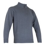 Lma - pull hiver avec col camionneur zipp tablette anthracite xl