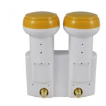 Lnb monobloc twin 0, 1 db golden media full hd 4k ready astra / hotbird double t�te