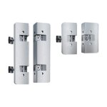 Locinox - patte de fixation pour ferme portail mammoth pour tubes ronds