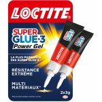 Super glue - 3 power gel, colle forte enrichie en caoutchouc, colle gel ultra - rsistante,  schage ...