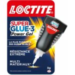 Super glue - 3 power gel control, colle instantane surpuissante avec dbit contrl, colle universelle ...