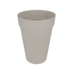 Elho - loft urban pot de fleurs rond haut 35 - gris -  34 x h 45 cm - extrieur - 100% recycl