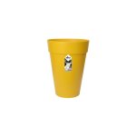 Elho - loft urban pot de fleurs rond haut 35 pour extrieur  33, 5 x h 45, 3 cm jaune / ocre 9244533911800 ...