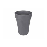 Elho - loft urban pot de fleurs rond haut 42 - noir -  42 x h 56 cm - extrieur - 100% recycl