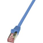 Cable reseau bleu 0. 50m sftp blinde rj45 cat6