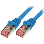 Cable reseau bleu 1. 00m sftp blinde rj45 cat6