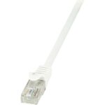 Logilink c�ble r�seau (rj45) cat6 u / utp blanc 0, 25m v965311