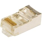Fiche modulaire rj45 m�le cat 5e logilink mp0003 rj45 m�le, droit p�le: 8p8c argent 100 pc(s)