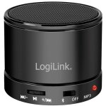 Logilink sp0062 enceinte bluetooth radio fm, fonction mains libres noir