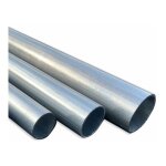 Atout loisir - tubes acier galvanis� � la coupe - long 0. 50 m, diam�tre 40 mm, lot de 6