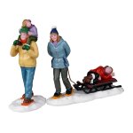 Long day snowshoeing set of 2 r�f. 22148