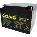 Long wp26 - 12 wp26 - 12 batterie au plomb 12 v 26 ah plomb (agm) (l x h x p) 166 x 125 x 175 mm raccord ...