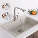 Lonheo max - lonheo mitigeur de cuisine 7 - forme avec 2 fonctions douchette extractible robinet d'�vier ...