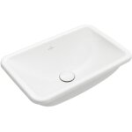 Villeroy&boch - loop&friends - lavabo  encastrer, 51x35 cm, avec trop - plein, blanc alpin 4a640001