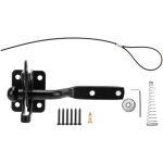 Loquet de portillon en acier carbone avec ressort, s�curis� pour cl�tures, fen�tres et portes d'int�rieur, ...