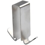 Lot de 1 crochets � double paroi pour serviettes de bain en verre support de fixation pour salle de bain ...