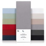 Lot de 1 drap housse 90x200 bonnet 30 cm - drap housse 90 x 200 microfibre de haute qualit� - doux, r�sistant, ...