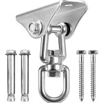 Lot de 1 kit hamac ultra rsistant - heavy duty 360 swing hangers - en acier inoxydable 304 antirouille ...