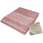 Lot de 1 serviette de toilette + 1 serviette invit� tosca en �ponge et toile a�da � broder au point de ...