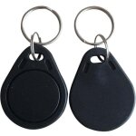 Lot de 10 badges rfid 13. 56mhz programmable mct android uid modifiable puce cuid noir. . debuns