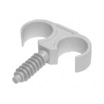 Quick plomberie - lot de 10 colliers doubles  compression pvc hta d. 16 pour tube en per