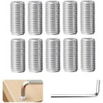 Lot de 10 inserts filet�s m8 vers m5 en acier inoxydable - boulons filet�s avec filetage int�rieur m5 ...