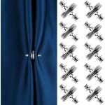 Lot de 10 paires d'aimants de rideaux magn�tiques en m�tal pour maintenir le rideau ferm� pour la maison, ...