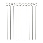 Lot de 10 pics  brochette inox