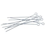 Lot de 10 pics � brochettes en inox pour barbecue cook'in garden