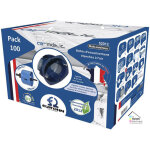 (lot de 100) boites d'appareillage multi mat�riaux - �67mm - prof. 50mm + scie cloche - xl pro