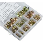 Lot de 100 colliers de serrage � ressort, colliers de serrage carburant 6 - 22 mm colliers de serrage ...