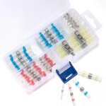 Lot de 100 connecteurs de soudure - 4 tailles diff�rentes - thermor�tractables - connecteurs de c�bles ...