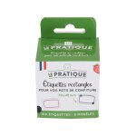 Le pratique etiquette adhsive confiture / conserves - dcollage facile - 8 modeles boite 100